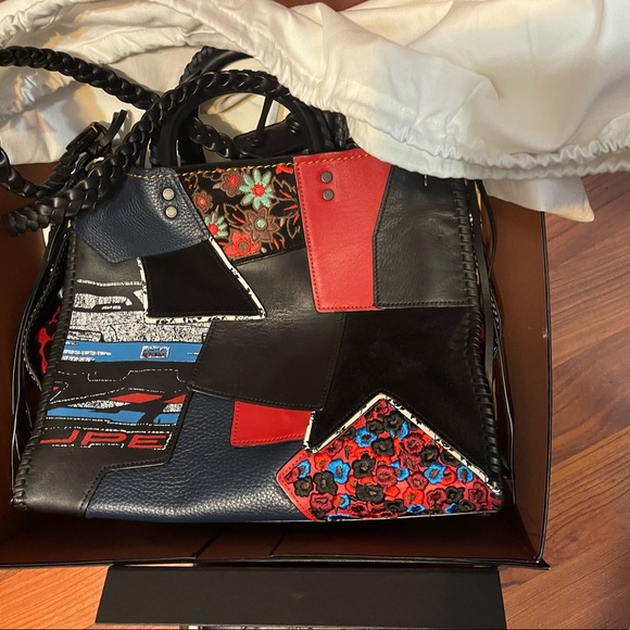 Coach New York Rogue With Embellished Patchwork Bag & Wallet - Picture 3 of 10